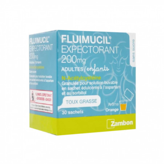 Fluimucil Sachets (N-Acetylcysteine) x 40 boxes
